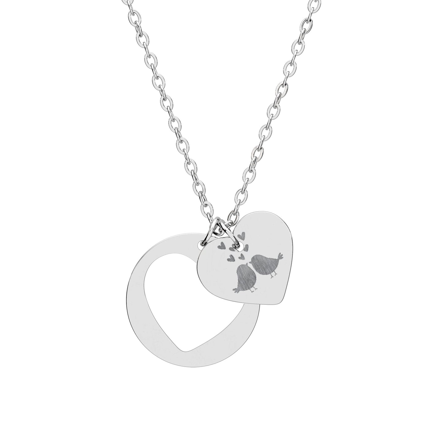 Heart Cutout Necklace — Personalize with Image !