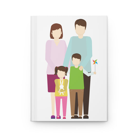 Family Portrait Hardcover Journal — Replace the Cover Image with Your Family Photo!
