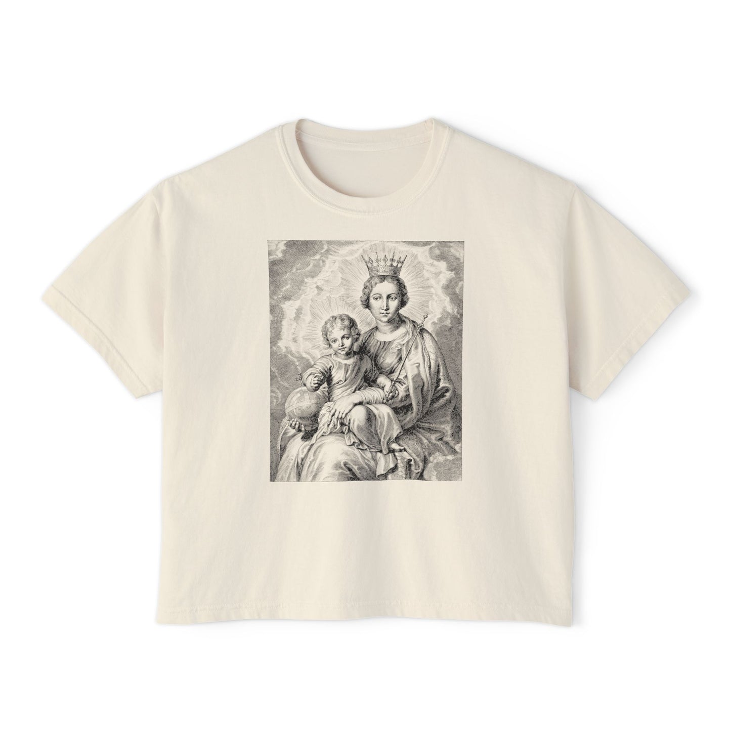 Vintage Sacred Art Women's Shirt - Replace the Image with Someone You Love!