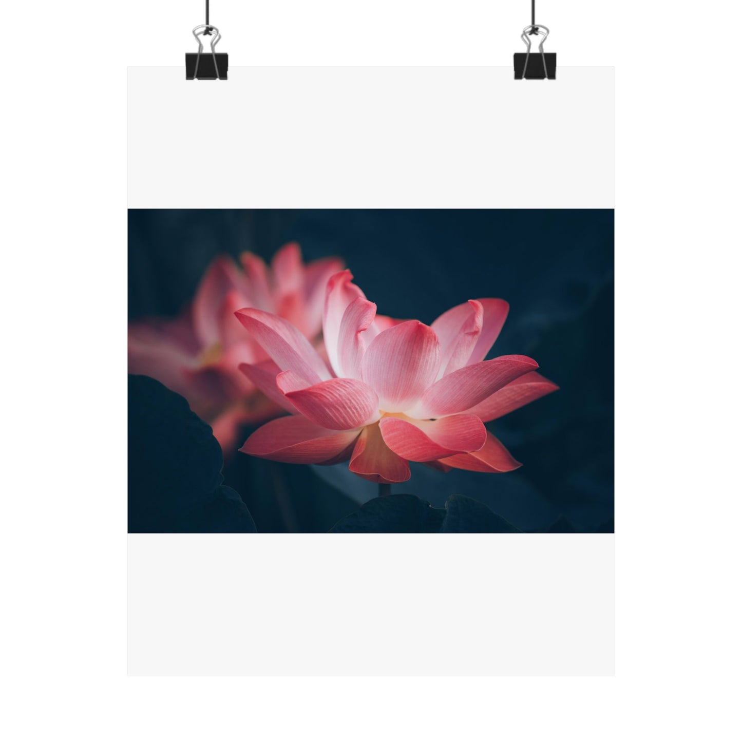 Serene Floral Wall Art (Vertical) - Replace the Image with Your Favorite Photo!