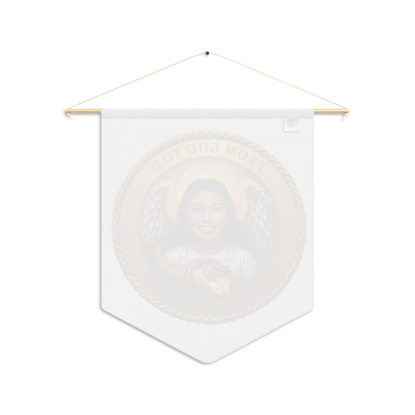 Religious Pennant — Replace the Artwork with Your Favorite Faith-Inspired Image!