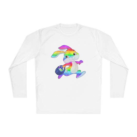 Rainbow Easter Bunny Long Sleeve Tee — Replace the Design with Your Favorite Photo!