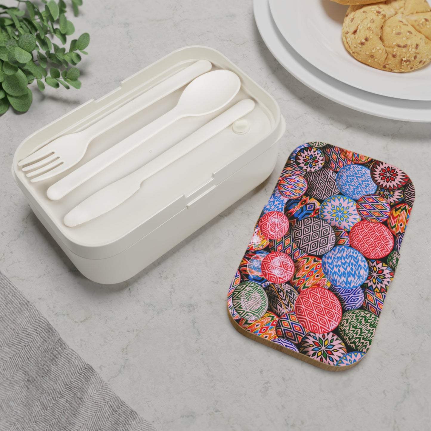 Japanese-Inspired Lunch Container - Replace the Image with Your Favorite Photo!