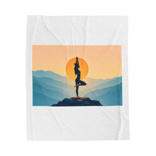 Velveteen Plush Blanket - Replace the Image with Someone You Love!