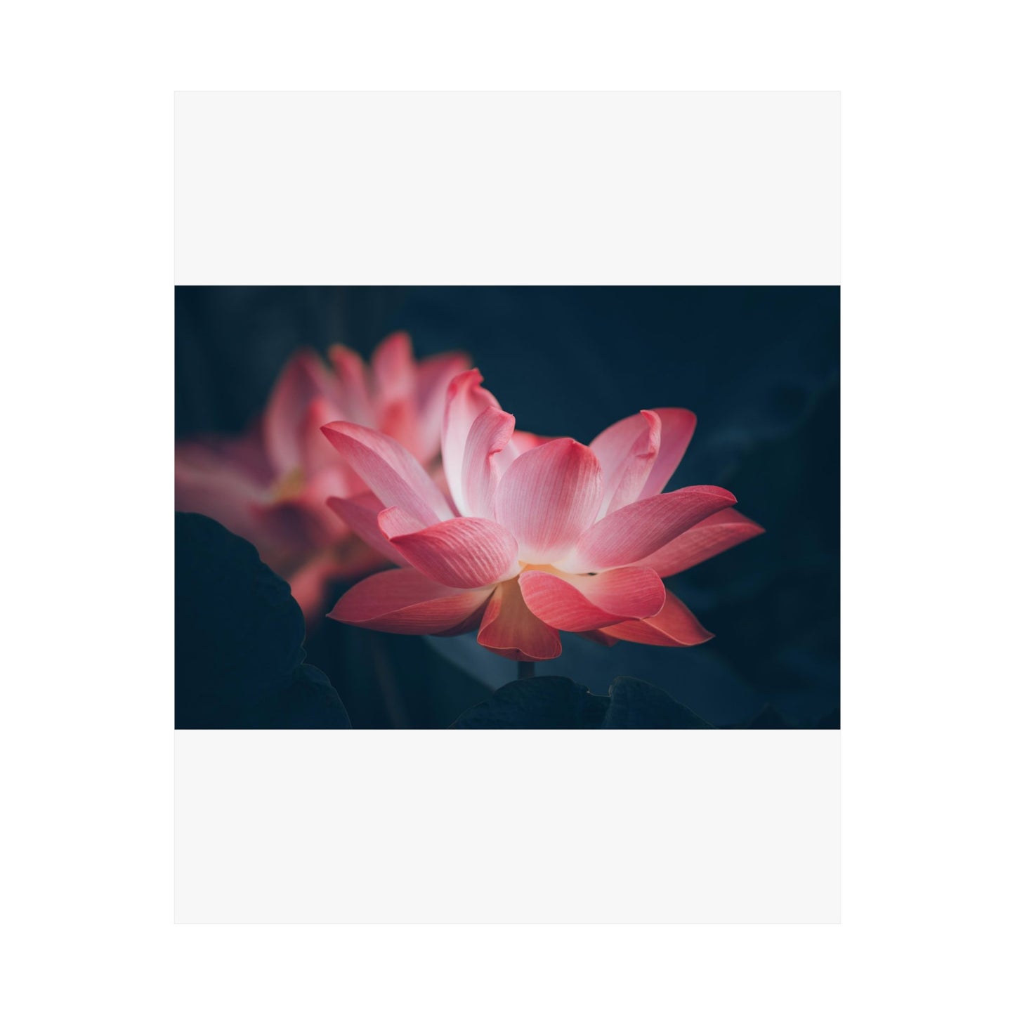 Serene Floral Wall Art (Vertical) - Replace the Image with Your Favorite Photo!