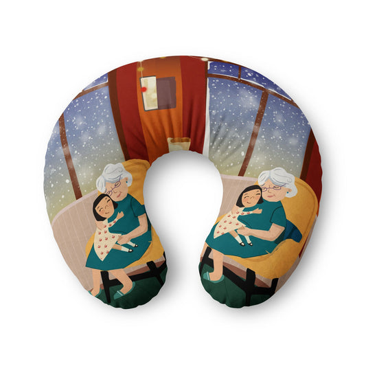 Nursing Pillow Cover — Replace the image with You and Your Baby!