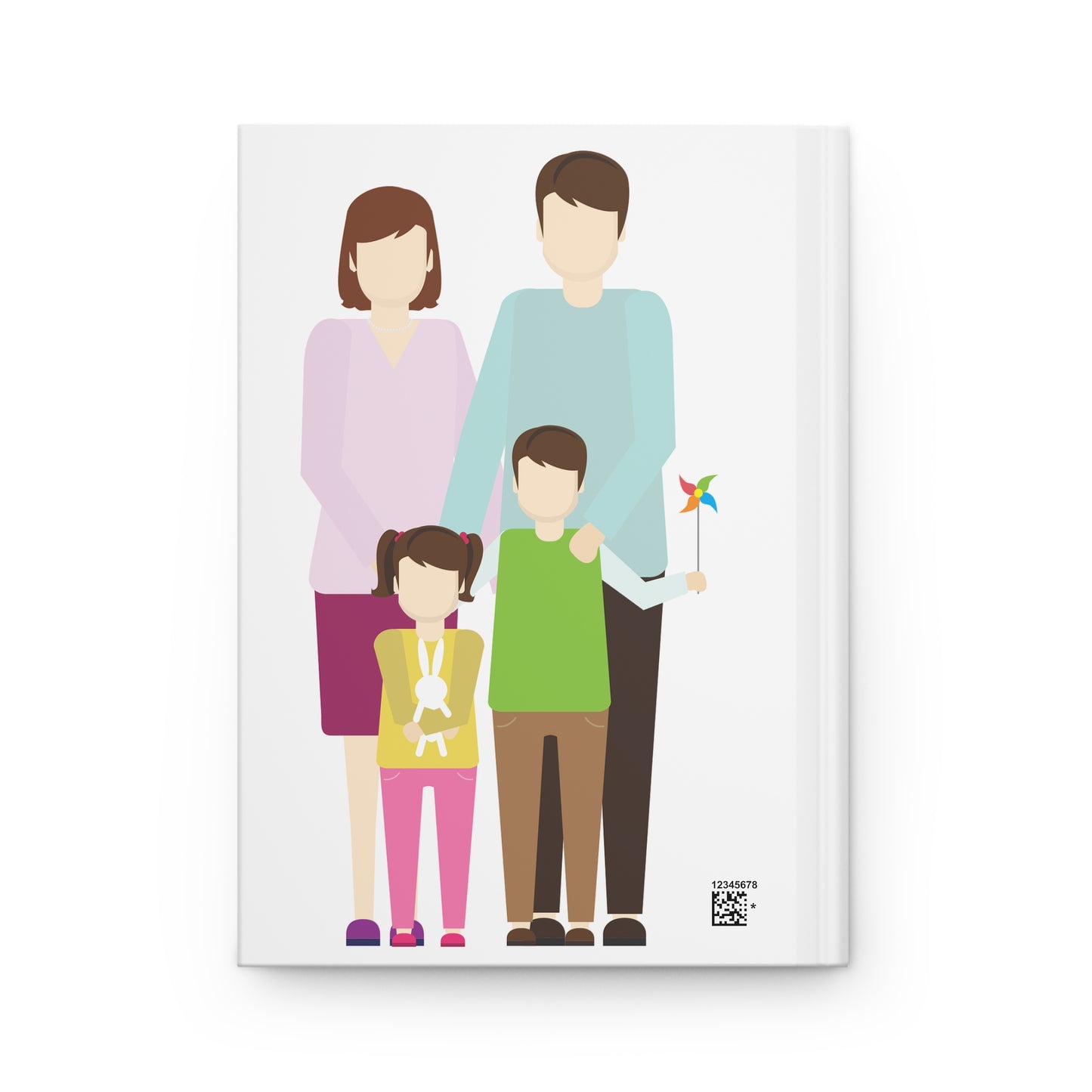 Family Portrait Hardcover Journal — Replace the Cover Image with Your Family Photo!