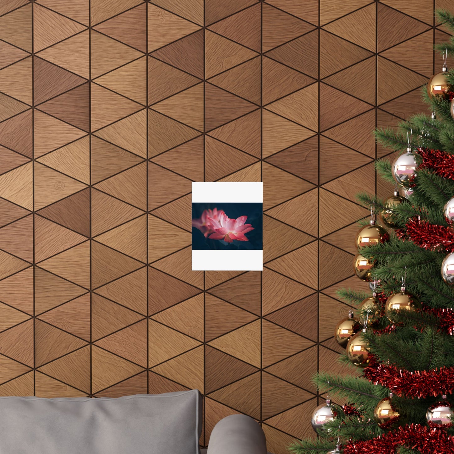 Serene Floral Wall Art (Vertical) - Replace the Image with Your Favorite Photo!